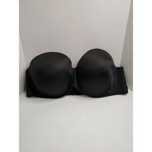 Cacique Black Smooth Boost Strapless Multi-Way Underwire Size 50DDD